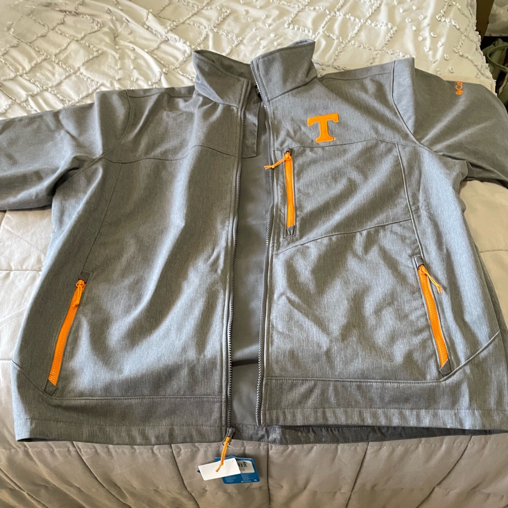 Columbia Gray Jacket with TN Orange Accents